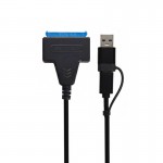 کابل USB3.0 & Type-C To SATA کی لینک (KLINK) طول 25 سانتی متر مدل k-8201