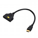 کابل تبدیل 1 به 2 HDMI کی لینک (KLINK) طول 20 سانتی متر مدل k-8113
