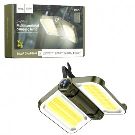 چراغ کمپینگ LED خورشیدی چند منظوره هوکو (hoco) مدل DL22