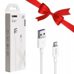 بسته 1+10 کابل اندروید (MicroUSB) نکسا (NEXA) طول 1 متر مدل L5 (یک عدد هدیه)