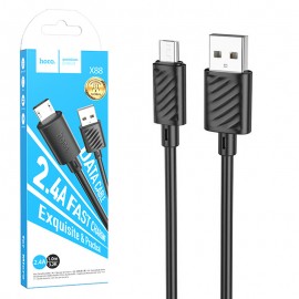 کابل اندروید (MicroUSB) هوکو (hoco) طول 1 متر مدل X88