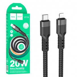 کابل تایپ سی به آیفون (Type-C to Lightning) هوکو (hoco) طول 1.2 متر مدل U110