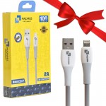 بسته 1+10 کابل آیفون (Lightning) مازارس (MAZARES) طول 1 متر مدل C20-IP (یک عدد هدیه)