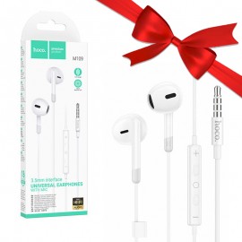 بسته 1+10 هندزفری سیمی هوکو (hoco) مدل M109 (یک عدد هدیه)