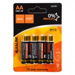 باتری قلمی هوکو (hoco) مدل Alkaline DLR01 LR6 AA 1.5V (کارتی 4 تایی)