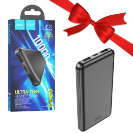 بسته 1+10 پاوربانک هوکو (hoco) مدل J100 ظرفیت 10000mAh (یک عدد هدیه)