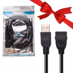 بسته 1+10 کابل افزایش طول USB A-F برد دار دی تک (DTECH) طول 3 متر مدل 20031 (یک عدد هدیه)