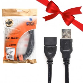 بسته 1+10 کابل افزایش طول USB انزو (ENZO) طول 5 متر مدل A5 (یک عدد هدیه)
