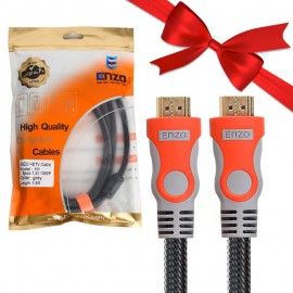 بسته 1+10 کابل HDMI 1.4V انزو (ENZO) طول 1.5 متر مدل H1 (یک عدد هدیه)