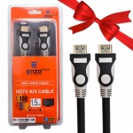 بسته 1+10 کابل HDMI (19+1) انزو (ENZO) طول 1.5 متر مدل ENZO-102-1001 (یک عدد هدیه)