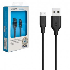 کابل اندروید (MicroUSB) انکر (ANKER) طول 1.8 متر مدل A8133 PowerLine گارانتی یاس ارتباط