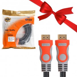 بسته 1+10 کابل HDMI 1.4V انزو (ENZO) طول 5 متر مدل H5 (یک عدد هدیه)