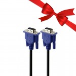 بسته 1+10 کابل VGA طول 1.5 متر پک نایلونی (یک عدد هدیه)
