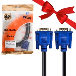 بسته 1+10 کابل (5+3) VGA انزو (ENZO) طول 1.5 متر مدل V351 (یک عدد هدیه)