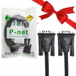بسته 1+10 کابل (4+3) VGA پی نت (P-net) طول 1.5 متر (یک عدد هدیه)