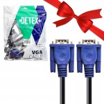 بسته 1+10 کابل VGA (3+2) دیتکس پلاس (+DETEX) طول 1.5 متر (یک عدد هدیه)