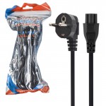 کابل برق 3 پین لپ تاپ 0.75*3 ساتو (SA.TO) طول 1.5 متر