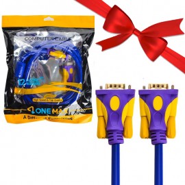 بسته 1+10 کابل (9+3) VGA وان مکس (ONE MAX) طول 3 متر (یک عدد هدیه)