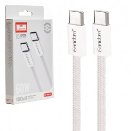 کابل تایپ سی به تایپ سی (Type-C To Type-C) ارلدام (Earldom) طول 1 متر مدل EC-196C-C