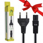 بسته 1+10 کابل برق 2 پین (دوچاک) طول 1 متر پی نت (P-net) (یک عدد هدیه)