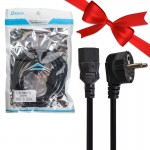 بسته 1+10 کابل برق کامپیوتر 0.75*3 دی تک (DTECH) طول 1.5 متر مدل 20099 (یک عدد هدیه)