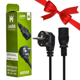 بسته 1+10 کابل برق کامپیوتر ام ان اس (MNS) طول 1.5 متر مدل M050B (یک عدد هدیه)