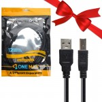 بسته 1+10 کابل پرینتر USB2.0 وان مکس (ONE MAX) طول 3 متر (یک عدد هدیه)