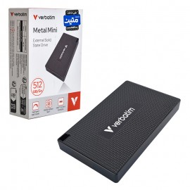 هارد SSD اکسترنال ورباتیم (Verbatim) مدل Metal Mini ظرفیت 512GB