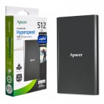 هارد SSD اکسترنال اپیسر (Apacer) مدل AS723 Hyperspeed ظرفیت 512GB گارانتی متین