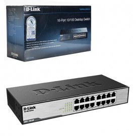 سوئیچ شبکه 16 پورت گیگابیت دی لینک (D-Link) مدل DES-1016D گارانتی الماس رایان ایرانیان