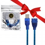 بسته 1+10 کابل افزایش طول USB شیلدار طول 1.5 متر رویال (Royal) (یک عدد هدیه)