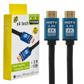 کابل HDMI 4K ایکس فورتک (X4TECH) طول 3 متر