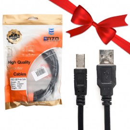بسته 1+10 کابل پرینتر USB انزو (ENZO) طول 3 متر مدل P3 (یک عدد هدیه)