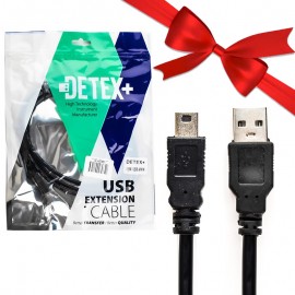 بسته 1+10 کابل دوربین دیتکس پلاس (+DETEX) طول 1.5 متر‌ (یک عدد هدیه)