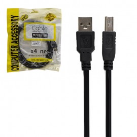 کابل پرینتر USB 2.0 ایکس فور نت (X4NET) طول 3 متر