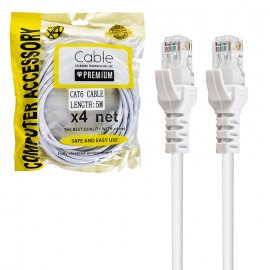 کابل شبکه CAT6 ایکس فور نت (X4NET) طول 5 متر