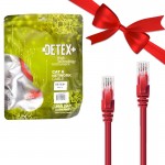 بسته 1+10 کابل شبکه CAT6 دیتکس پلاس (+DETEX) طول 1 متر (یک عدد هدیه)