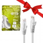 بسته 1+10 کابل شبکه CAT6 دیتکس پلاس (+DETEX) طول 2 متر (یک عدد هدیه)