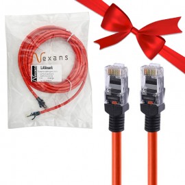 بسته 1+10 کابل شبکه CAT6 نگزنس (NEXANS) طول 5 متر (یک عدد هدیه)