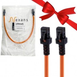 بسته 1+10 کابل شبکه CAT6 نگزنس (NEXANS) طول 0.5 متر (یک عدد هدیه)