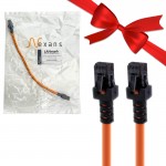 بسته 1+10 کابل شبکه CAT6 نگزنس (NEXANS) طول 0.3 متر (یک عدد هدیه)