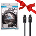 بسته 1+10 کابل اپتیکال (نوری) دی تک (DTECH) طول 1.5 متر مدل 20107 (یک عدد هدیه)