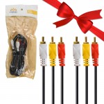 بسته 1+10 کابل 3 به 3 صدا و تصویر (RCA) امپایر (EMPIRE) (یک عدد هدیه)