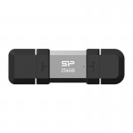 فلش دوسر (Type-C & Type-A) سیلیکون پاور (Silicon Power) مدل 256GB Mobile C51 USB 3.2