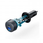 شارژر فندکی 35 وات دو پورت انکر (ANKER) مدل A2732 گارانتی ایران رهجو