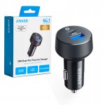 شارژر فندکی 35 وات دو پورت انکر (ANKER) مدل A2732 گارانتی ایران رهجو