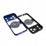 قاب آیفون استندشو محافظ لنزدار Metal Stand