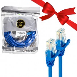 بسته 1+5 کابل شبکه CAT6 پچ کرد رویال (Royal) طول 5 متر (یک عدد هدیه)
