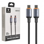 کابل تایپ سی به تایپ سی (Type-C To Type-C) لنیس (LENYES) طول 1 متر مدل LC528 TC-TC