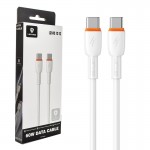 کابل تایپ سی به تایپ سی (Type-C To Type-C) لنیس (LENYES) طول 1 متر مدل LC545 TC-TC